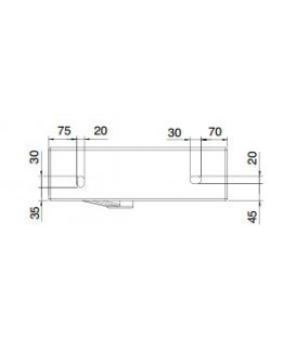 Square lavabo d'angle