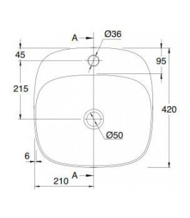 Vasque à poser Moon 42R