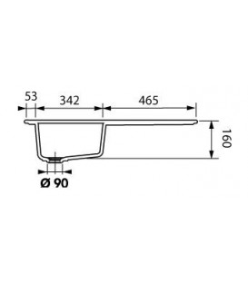 Evier inox Siros 