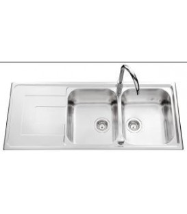 Evier inox Portofino 2 bacs