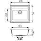 Cuve sous plan Cristalite 