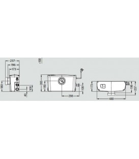 Sanibroyeur Minilift F