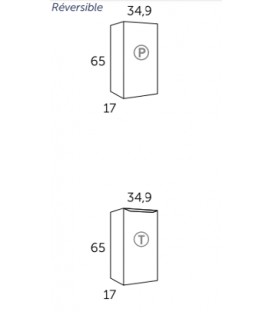 Meuble Suspendu Salle de Bain Landes 60