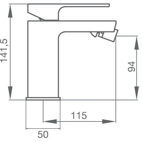 Mitigeur bidet blanc DESPERTAR XL