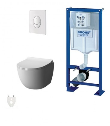 Pack Wc suspendu Grohe Daily'o sans bride